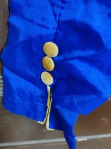 Blue Embroidered Kurta