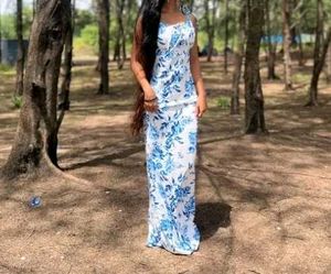 Floral Print Maxi Dress