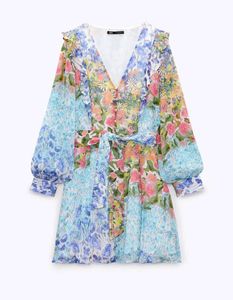 Zara Floral  Mini Dress 💙