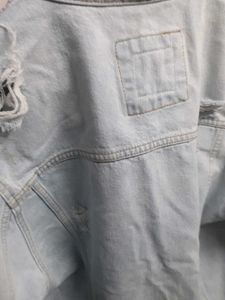 Zara Distressed Denim Jacket