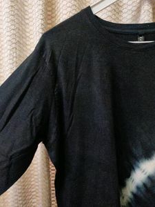 Tie Dye 3/4 Sleeves T-Shirt Dress
