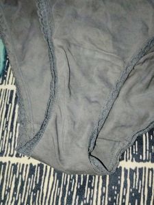 Lace Trim GREY Panty - H&amp;M
