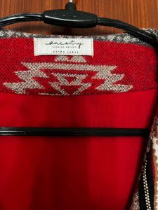 Red Kilim Vest
