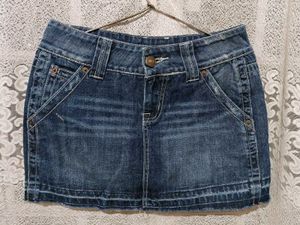 Y2k Denim Skirt Accept Cash Only