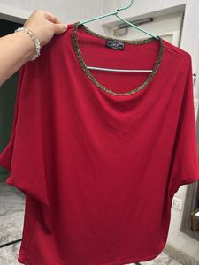 Red Top w/ Gold Trim