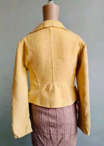 Korean Fancy Yellow Blazer