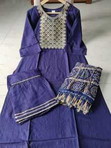 Embroidery kurti sarara duptta