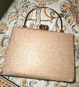 Golden Shimmer Clutch