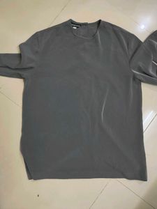 Grey Casual Top Medium Size