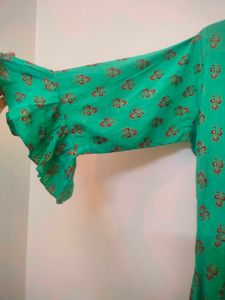 Green Printed Dress