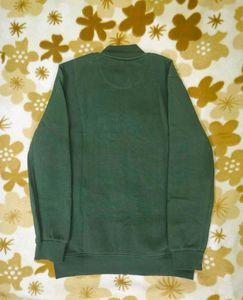 Green Zip-Up bomber Jacket