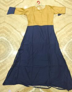 🆕Long Cotton Kurti Frock