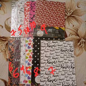 A4 Craft Sheets Valentine Combo