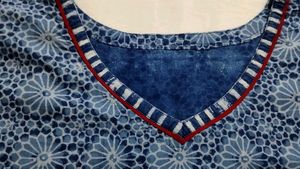 Navy Blue Dabbu Print - Kurta Salwar Set
