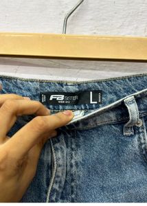 Wide Leg Denim Jeans