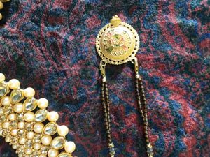 Pearl Kundan Chokar Set With Mangalsutra
