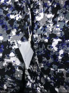 Blue and black hues blazer