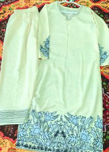 Floral Embroidered Kurta Set