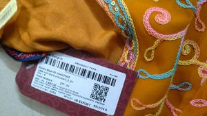 Youthnic Mustard Embroidery Kurta New With Tag