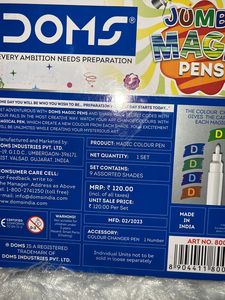 Doms Magic Pens &amp; Cello Glitter Pen