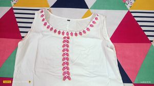 Beautiful White Kurti