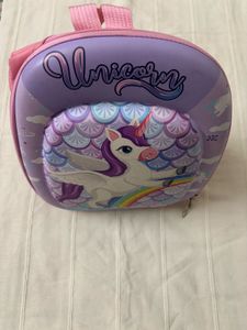 Unicorn Theme Hardshell Backpack For Kids