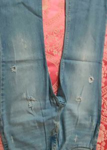 Ribbed Jean For Girls