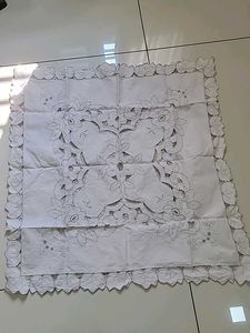 Floral Embroidered Table Cover