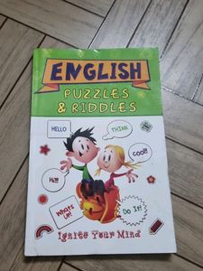 ENGLISH PUZZLES AND RIDDLES....!!!!( FREEBIES )