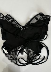 Butterfly Lace Halter Top