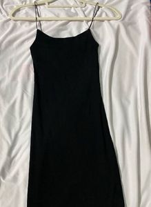 Zara fitted Mini spaghetti strap dress Size Small