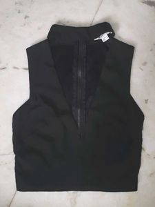 Sleeveless Black Top