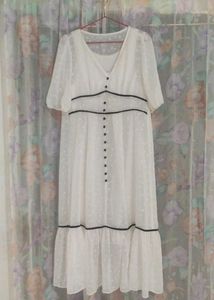 Elegant White Midi Dress