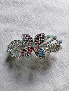 Rhinestone Butterfly Hair Clip