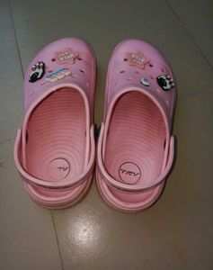 Pink Decorated Clogs