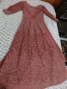 Elegant Ethnic Gown( You should put zib in the bac