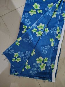 Blue Floral Fabric