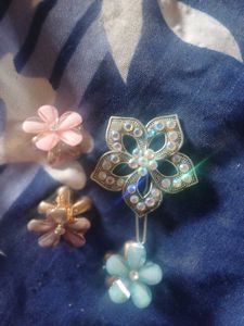 Floral Hair Accessories Set