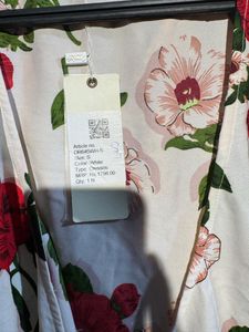 Floral Print Wrap Dress