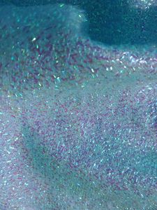 2 Mtr Sparkling Blue Fabric Piece