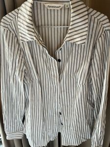 Striped Button-Down Shirt