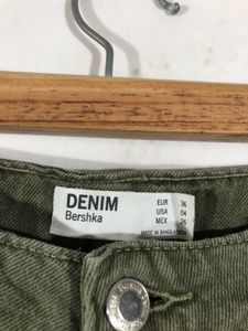 Olive Green Casual Jeans(Women’s)
