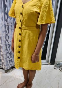 button up dress