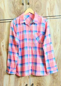 Check Design Cotton Shirt Size-36-38