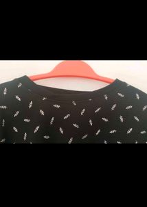 Patterned Long Sleeve Top