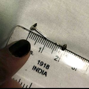 Peridot 925 Sterling Silver Flat Bottom Nosepin
