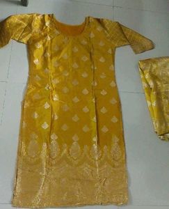 Price Drop Banarsi Silk Kurti Set  Sale Low