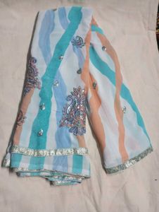 Synthetic Used Saree