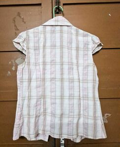 Plaid Sleeveless y2k Top