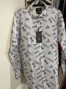 Patterned Casual Shirt Size L